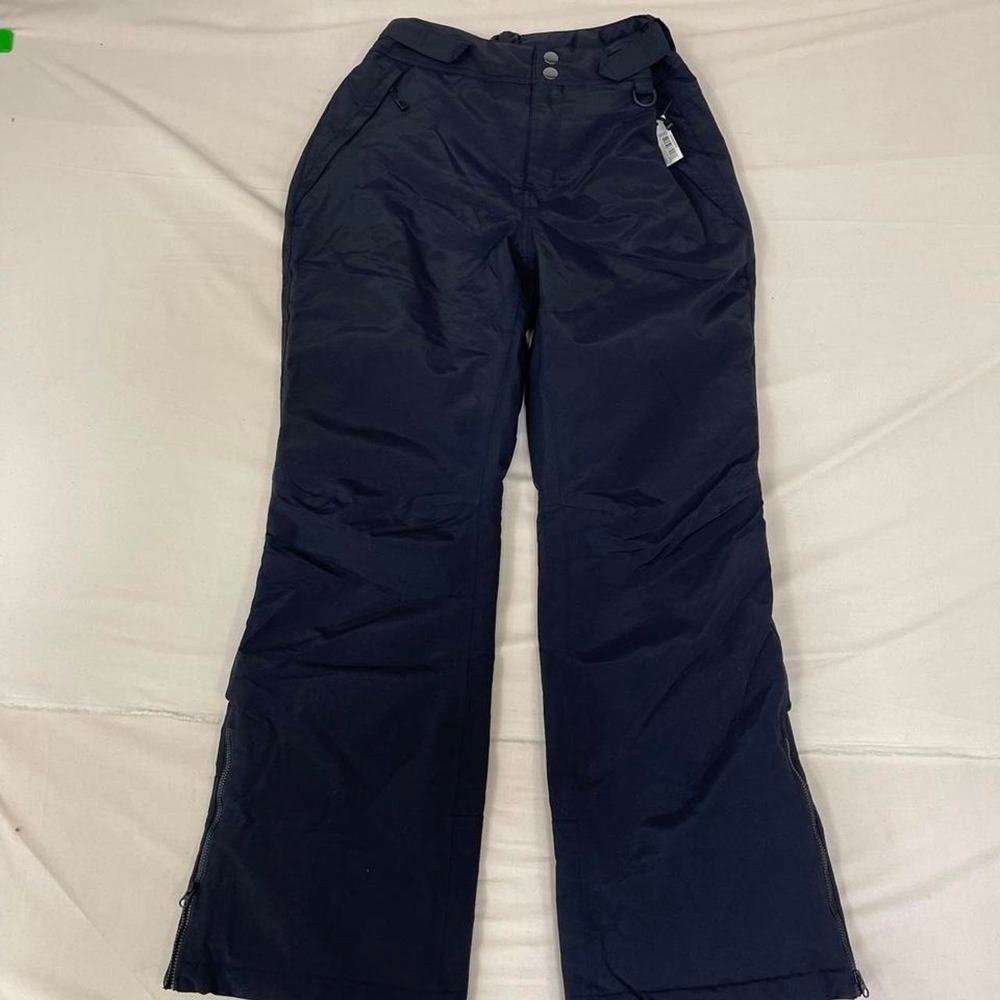 Amazon Essentials Women's Snow Pants Size S Navy Blue Waterproof Ski Snowboard